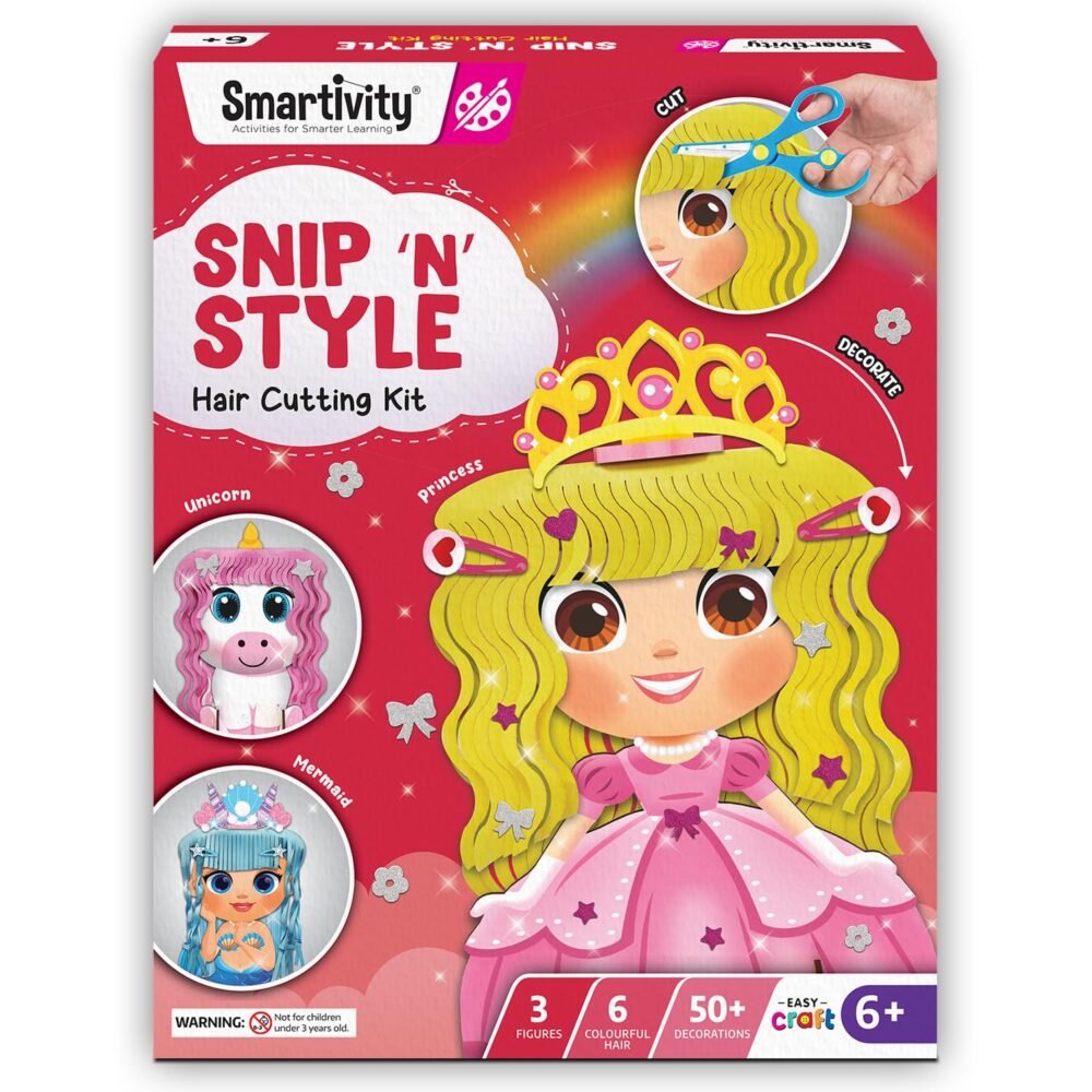 Smartivity Snip ‘N’ Style Hair Styling Craft Kit