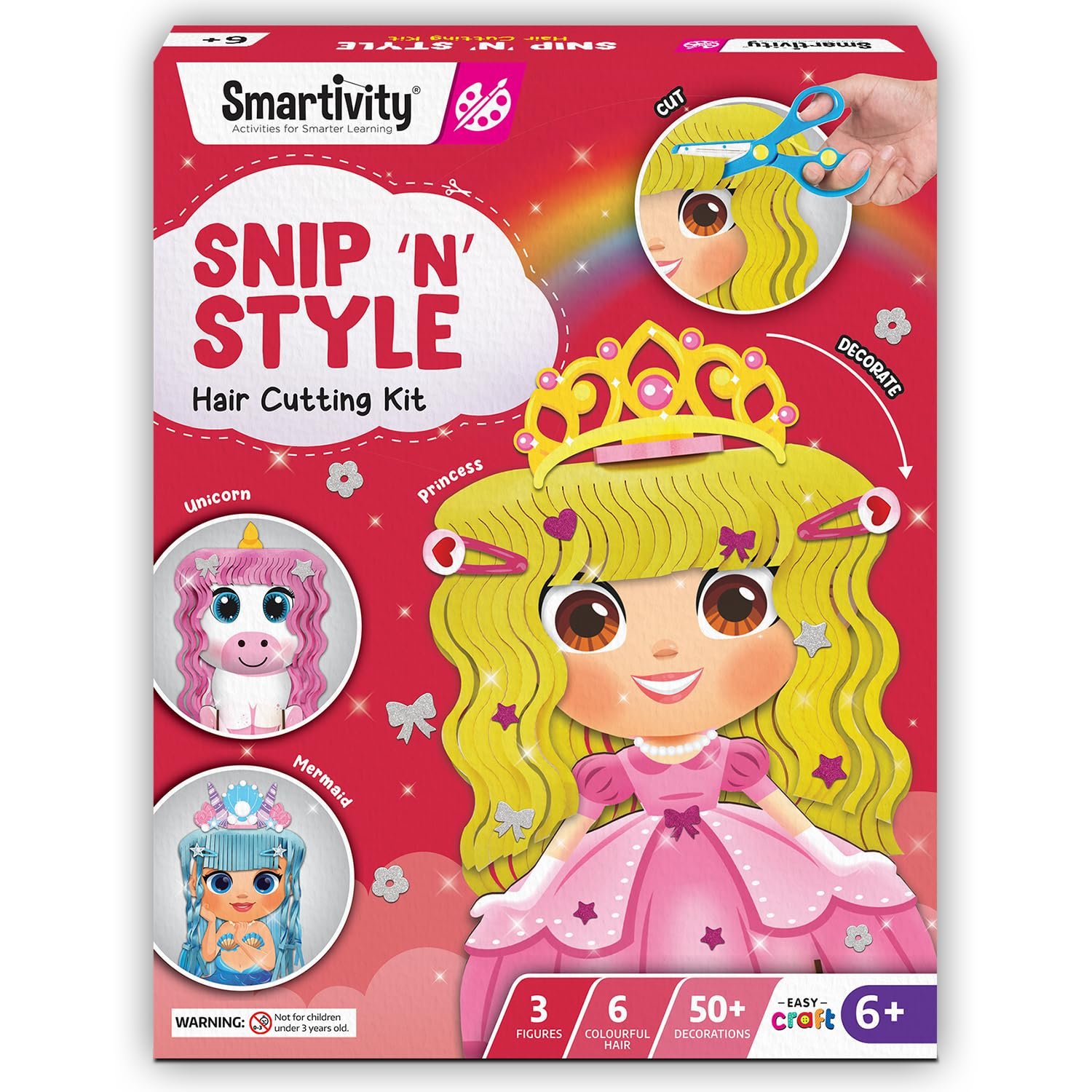 Smartivity Snip ‘N’ Style Hair Styling Craft Kit