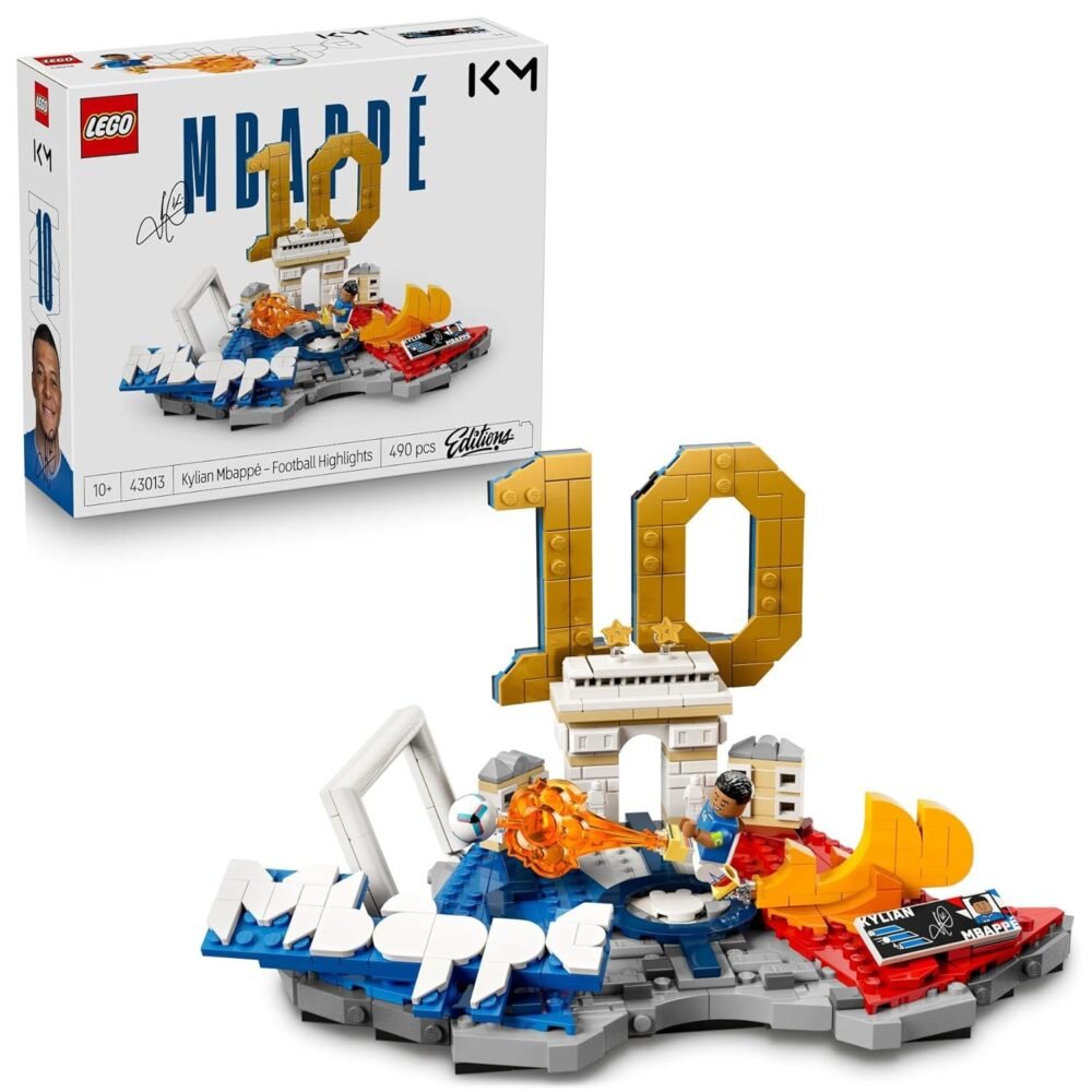 LEGO® Editions Kylian Mbappé – Soccer Highlights - Soccer Decor