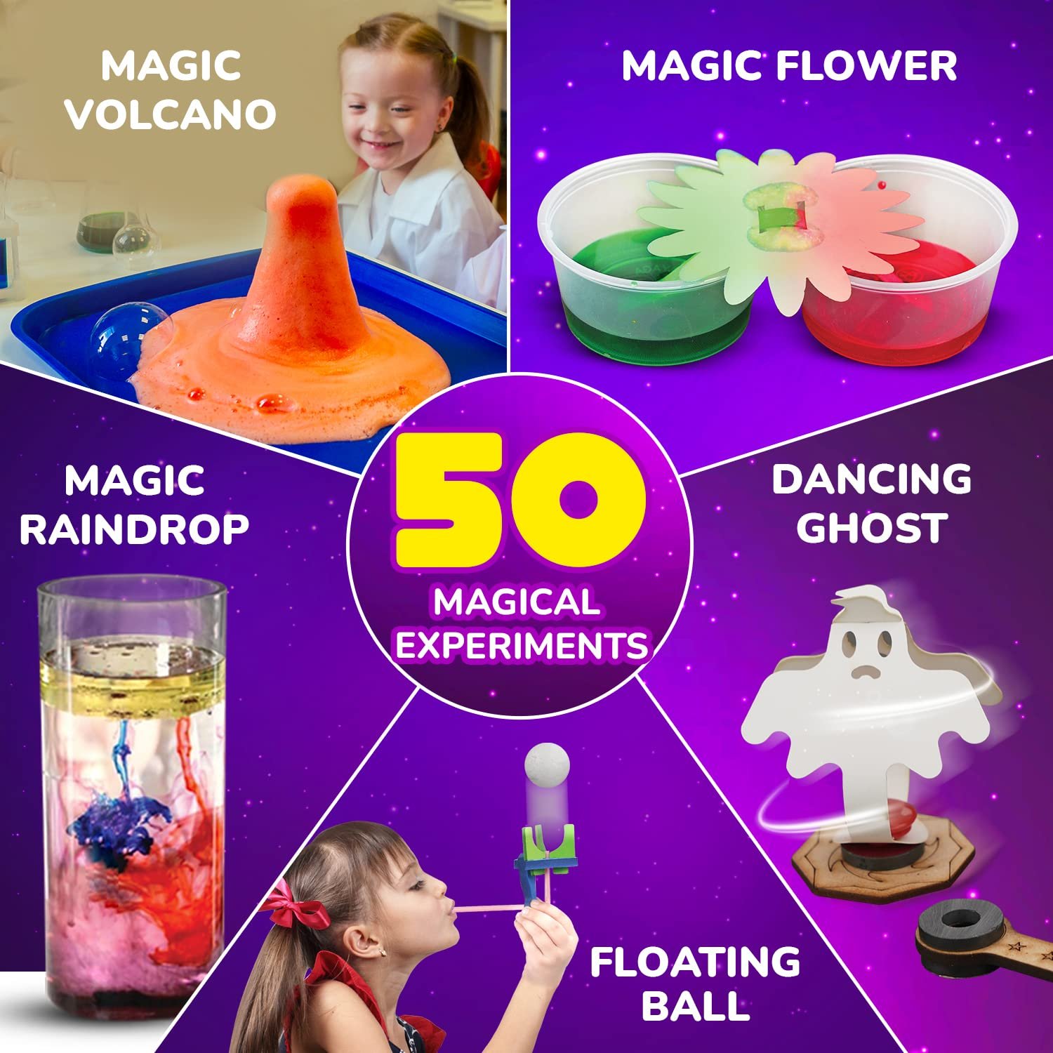 Ages 4-6-8 Years Smartivity Magic Science Kit for Kids | 50+ Amazing Science Experiments - Image 7