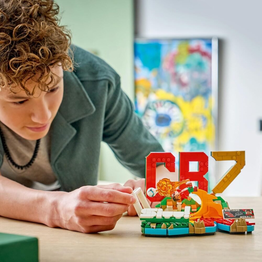Alternative view of LEGO CR7 Cristiano Ronaldo Football Highlights Set – 490 Piece Soccer Building Kit for Kids & Collectors