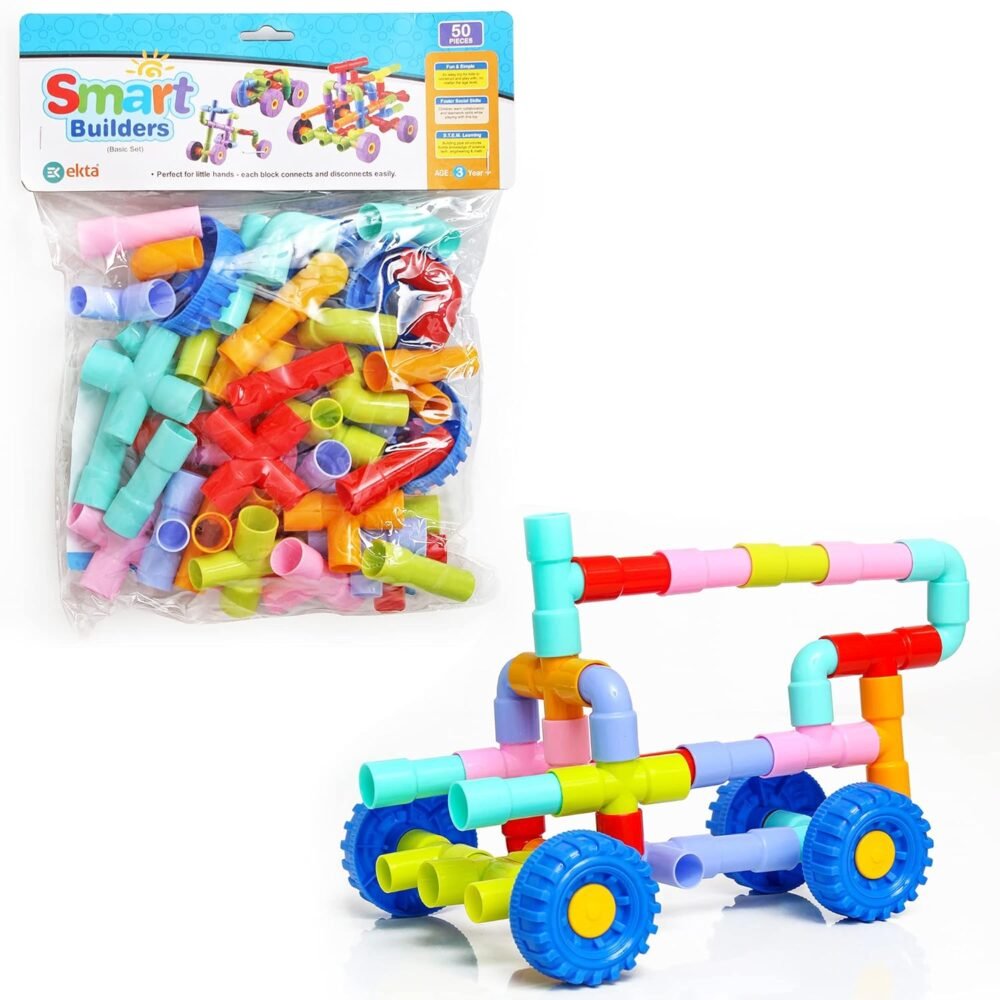 Ekta Smart Builders Building Blocks Basic Set