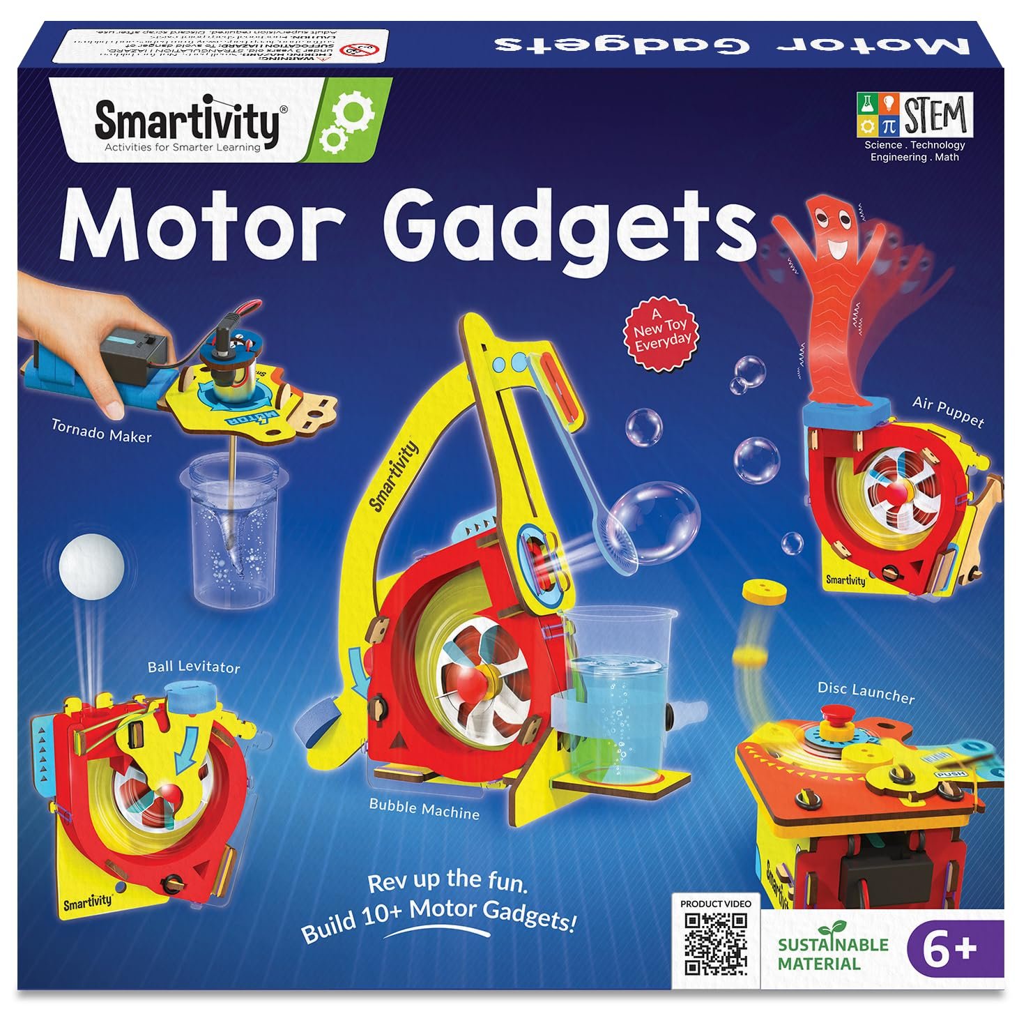 Smartivity 10-in-1 Motor Powered Gadgets Kit