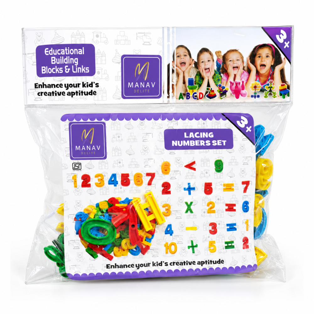 Lacing Numbers Set for Kids